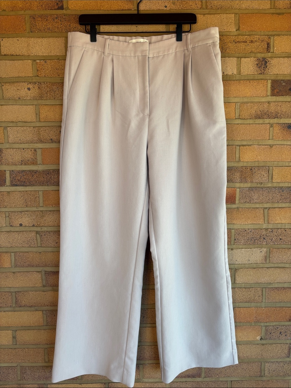 Abercrombie & Fitch Women’s Tan Wide Leg Elastic Waist Trousers 16